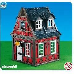 Playmobil Rood + Groen vakwerkhuis Nieuw ongeopend 6463 7785, Ophalen of Verzenden, Nieuw, Complete set