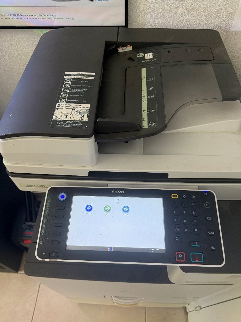 Ricoh A3/A4 kleuren printer en kopieermachine MPC 3003., Ophalen of Verzenden, Zo goed als nieuw, Kopieermachine, Laserprinter