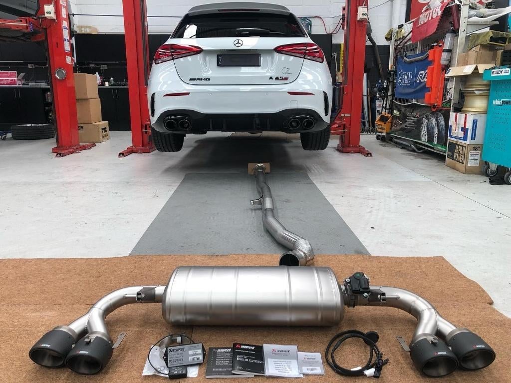 Akrapovic Titanium uitlaatsysteem - AMG A45 A45S W177 20+, Ophalen of Verzenden