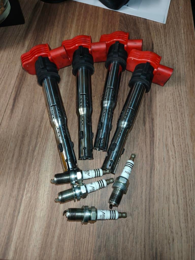 CTS Turbo Performance Bobines + NGK Iridium BKR8EIX Bougies, Ophalen, Nieuw, Seat