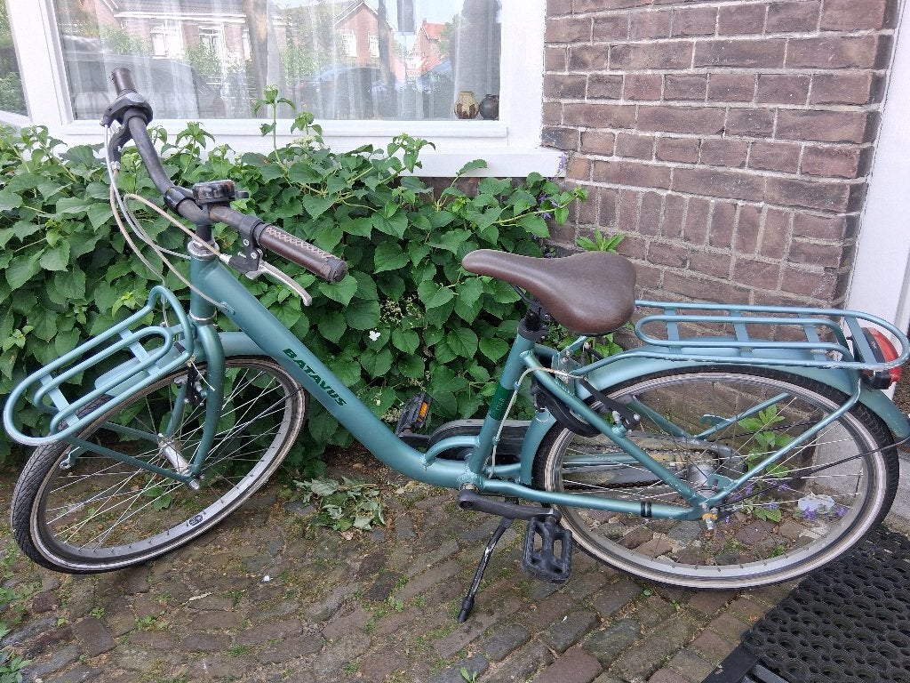 Batavus Star meisjes fiets,  24 inch, groen, Ophalen, Versnellingen, Batavus, Gebruikt