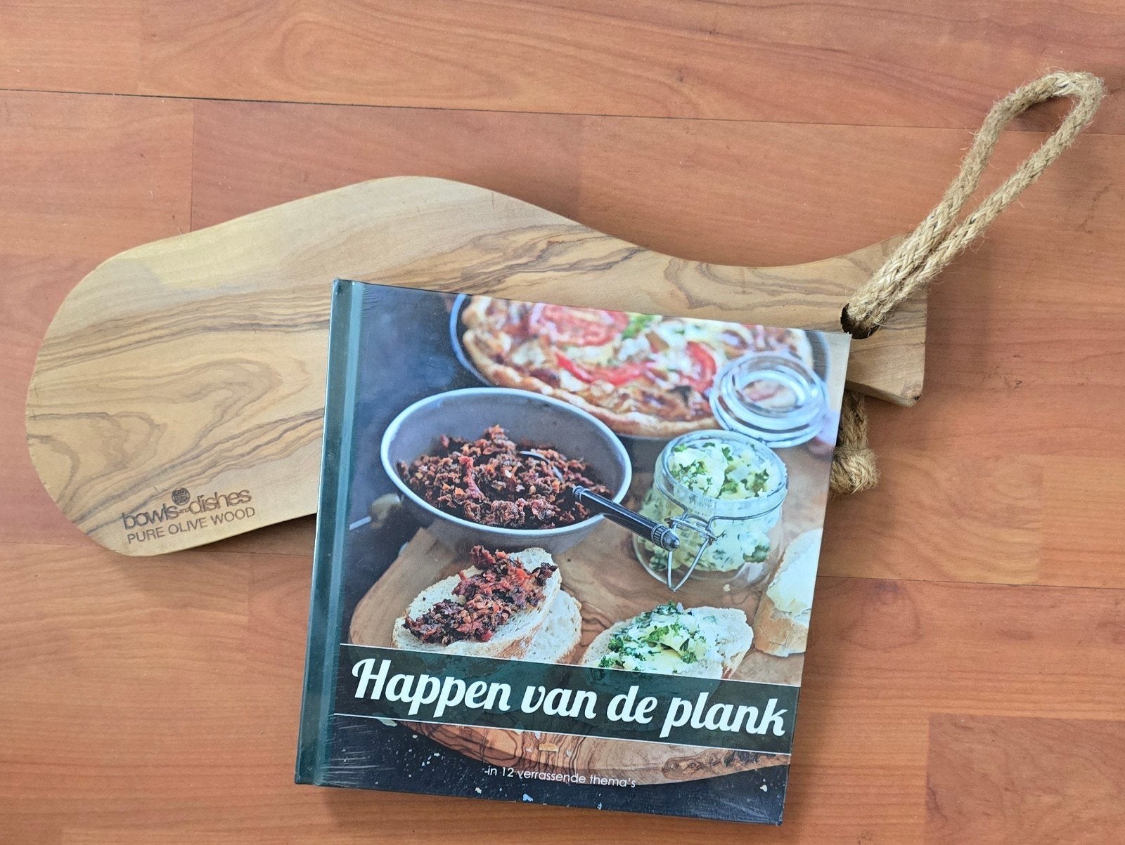 HOUTEN SNIJPLANK INCL. RECEPTENBOEK, Overige typen, Nieuw, Ophalen of Verzenden, Meerkleurig