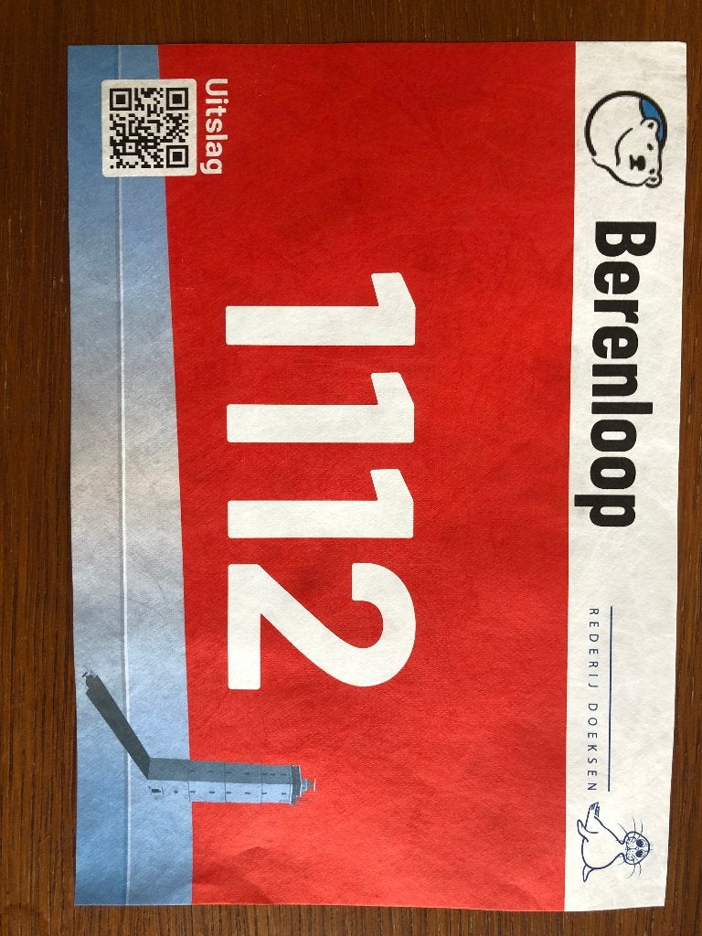 Startbewijs Berenloop Marathon, Eén persoon