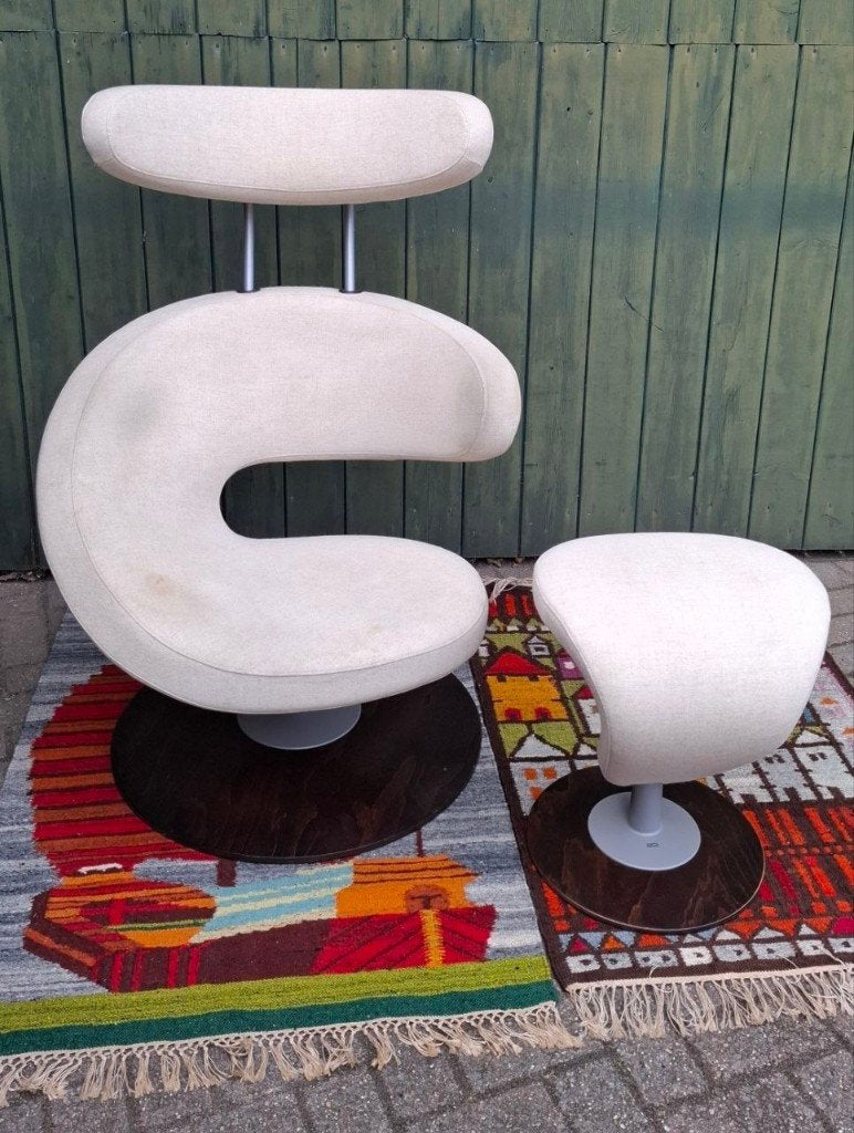Fauteuil Stokke Peel varier met Stokke hocker, Ophalen, Gebruikt, 50 tot 75 cm, 75 tot 100 cm