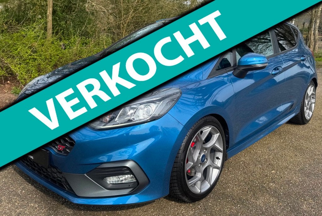 Ford Fiesta 1.5 EcoBoost ST-3 PERFORMANCE 2020 200PKB&O NAVI, Auto's, Ford, Voorwielaandrijving, Gebruikt, Blauw, Bedrijf