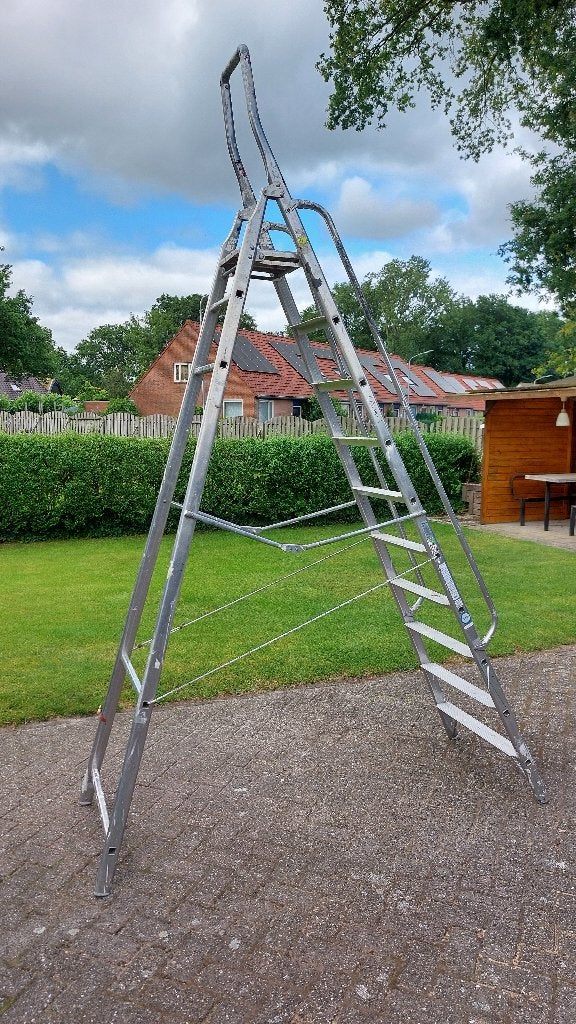 Aluminium trap. 10 treden., Ophalen, Gebruikt, Trap, 2 tot 4 meter
