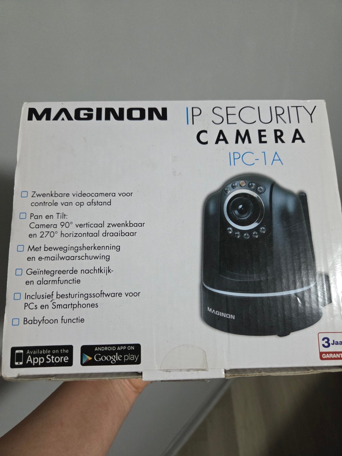 Maginon IP Security Camera IPC-1A - Nieuw in doos, Ophalen of Verzenden, Nieuw, Binnencamera