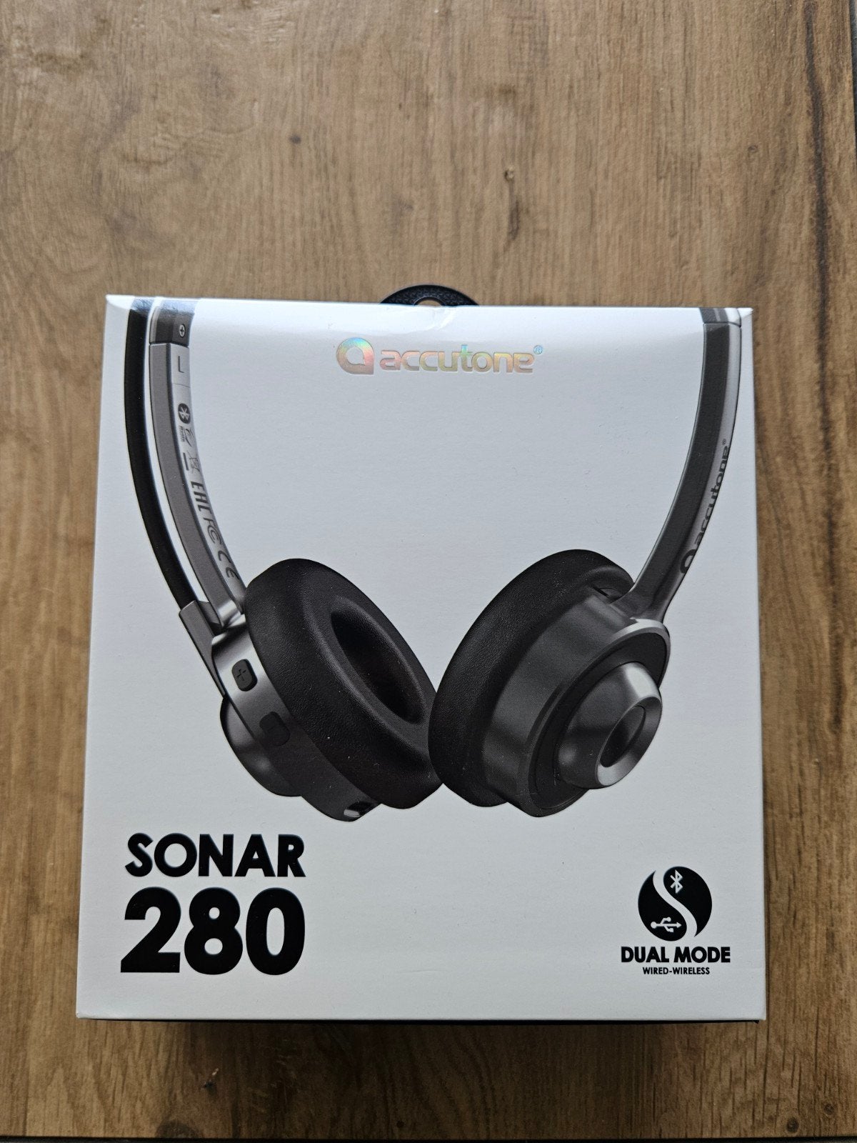 NIEUW! Accutone Sonar 280 Dual Mode Draadloze Headset, Computers en Software, Headsets, Nieuw, Ophalen of Verzenden, Draadloos