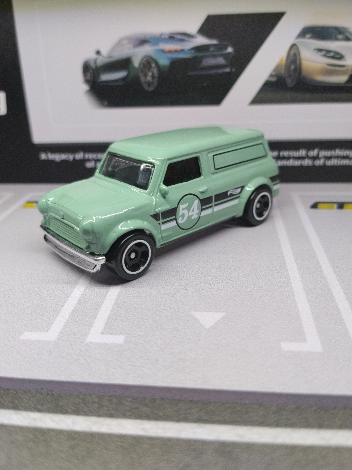 Hotwheels '67 Austin mini van hot wheels, Ophalen of Verzenden, Nieuw, Auto