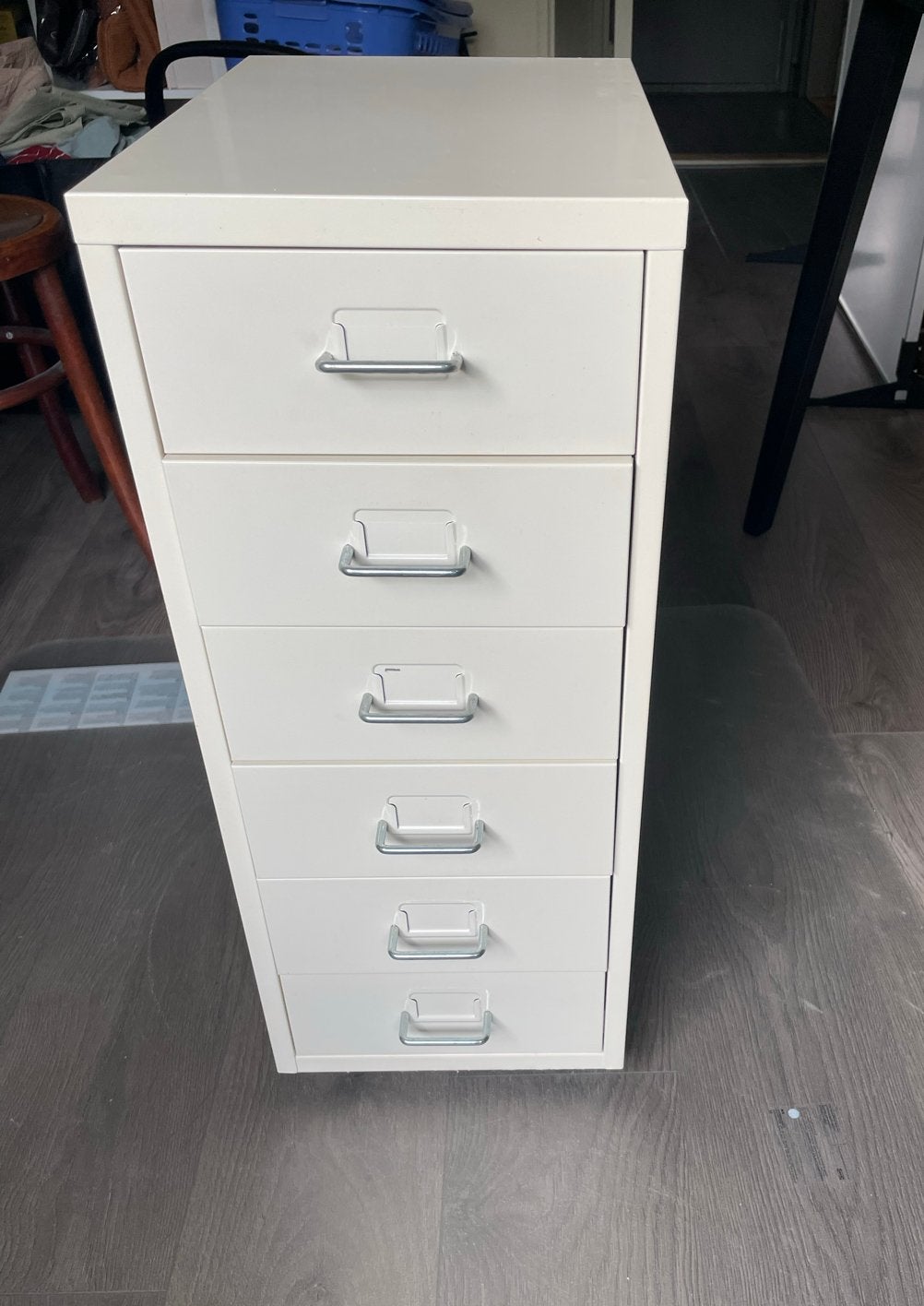 IKEA Helmer ladeblok wit - 6 laden, Ophalen, Minder dan 50 cm, Gebruikt, 5 laden of meer