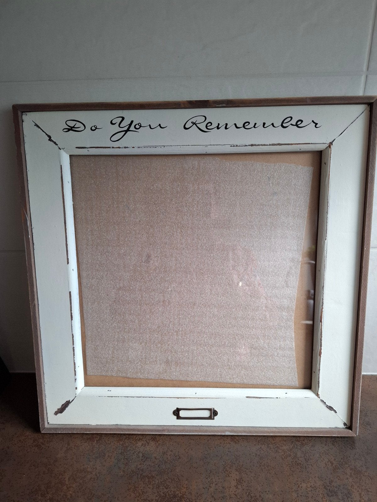 Riviera Maison vintage lijst, Hangend, Beige, 40 cm, Hout