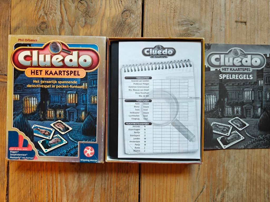 2 X Cluedo kaartspel., Hobby en Vrije tijd, Gezelschapsspellen | Kaartspellen, Ophalen of Verzenden, Hasbro., Hasbro, Hasbro.