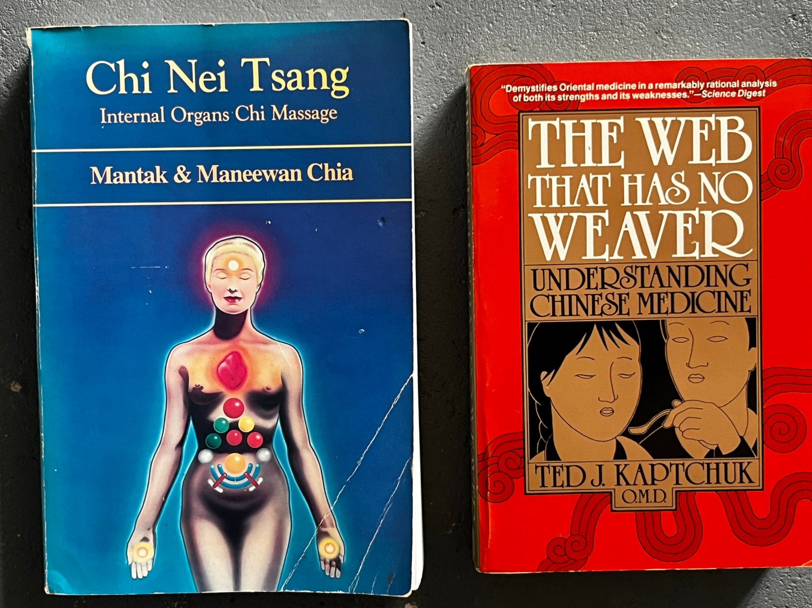 Kaptchuk Web no weaver TCM Mantak Chia Chi Nei Tsang, Ophalen, Zo goed als nieuw, Meditatie of Yoga, Instructieboek
