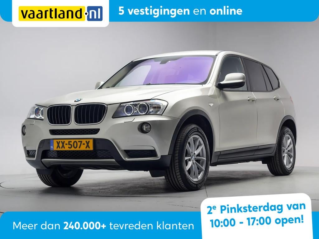 BMW X3 xDrive20i High Executive Aut [ Xenon Leder Navi Trekh, Auto's, BMW, Gebruikt, 4 cilinders, 2000 kg, Leder