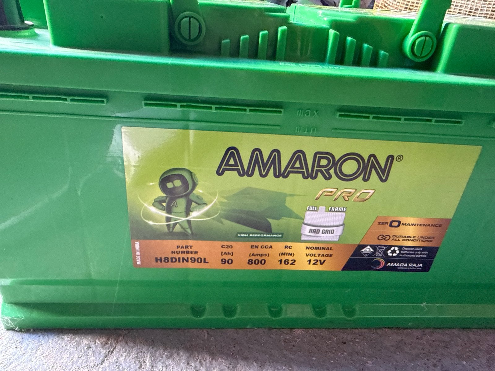 AMARON PRO Auto Accu 90Ah 800A 12V, Ophalen of Verzenden, Nieuw, Universele onderdelen