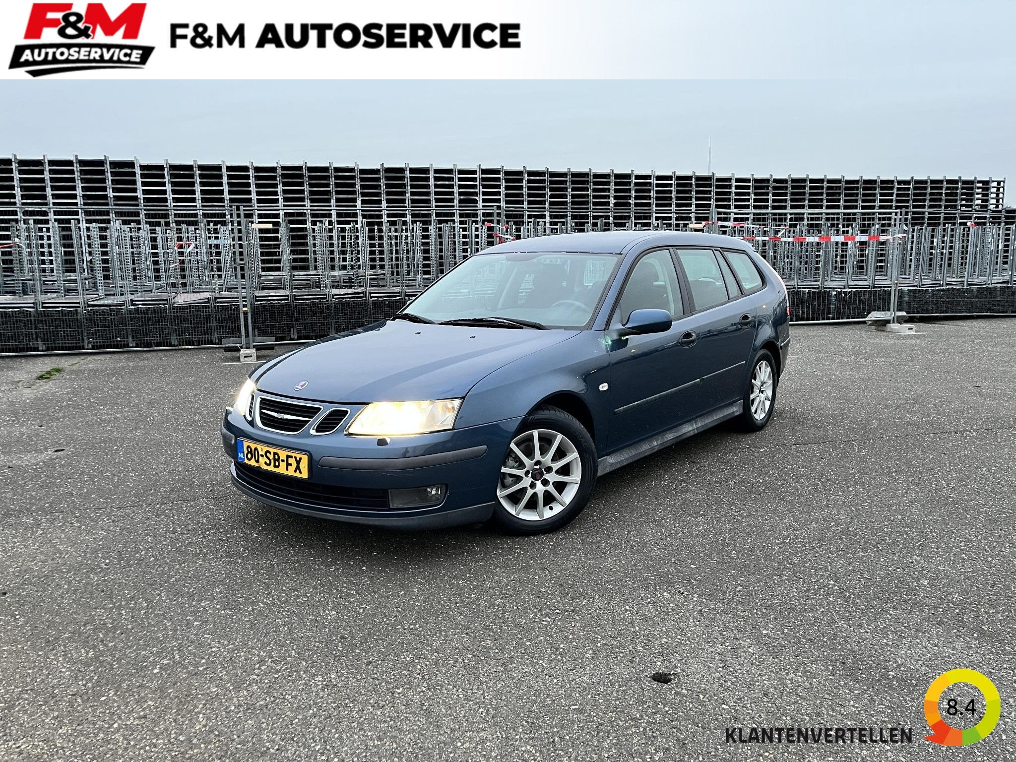 Saab 9-3 Sport Estate 1.8t Linear Business, Auto's, 1998 cc, Stof, Gebruikt, 4 cilinders