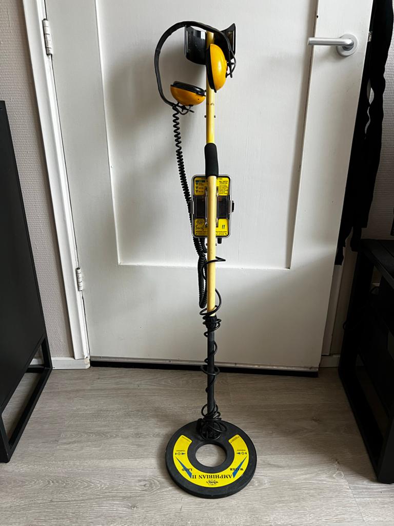 White's Amphibian II Surf onderwater metaaldetector, Hobby en Vrije tijd, Metaaldetectors, Gebruikt, Meer dan 30 cm, Ophalen of Verzenden