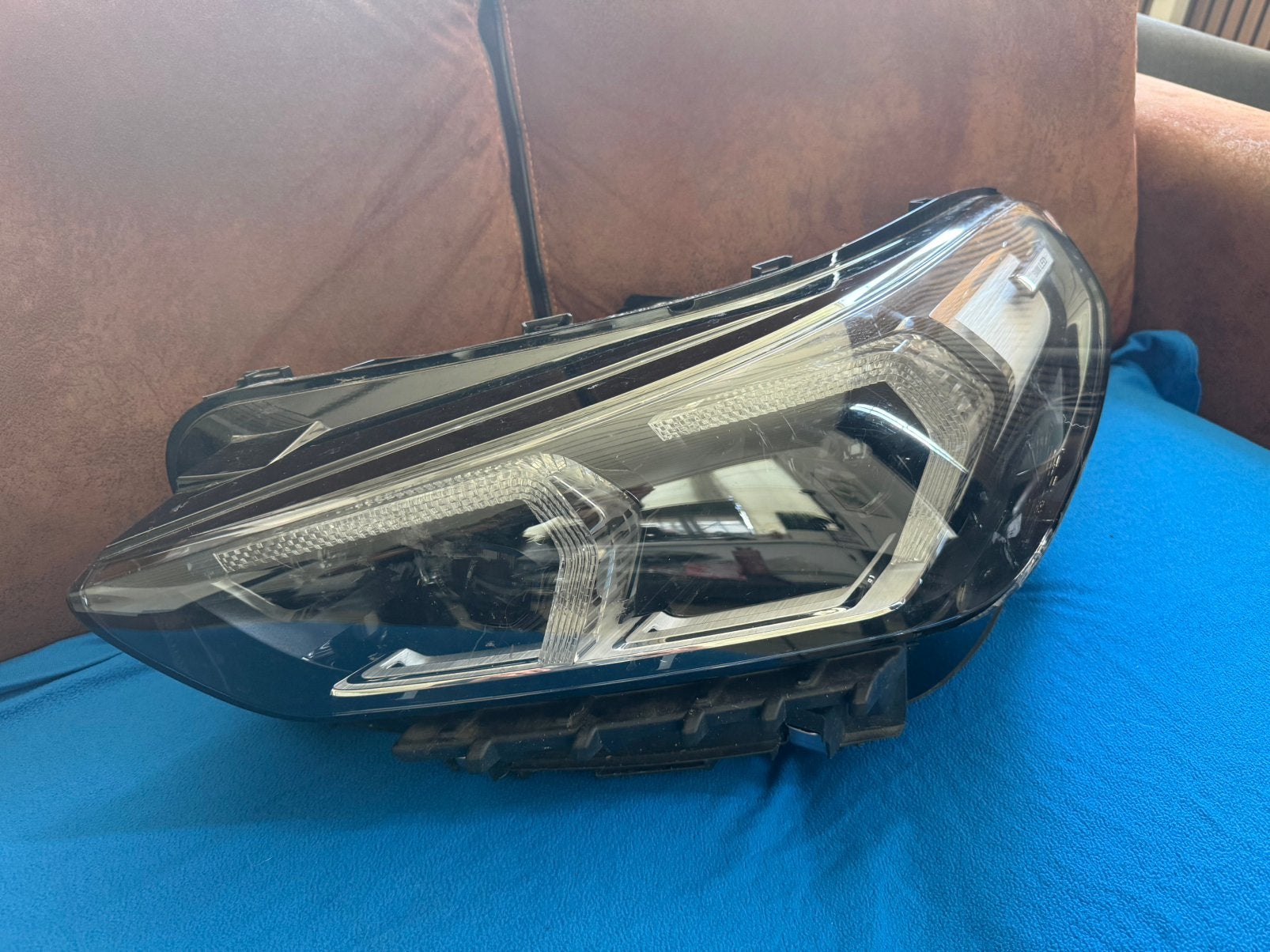 Koplamp BMW X1 U11 5a9a227-02 LED LINKS ORIGINEEL, Auto-onderdelen, Verlichting, Ophalen, BMW