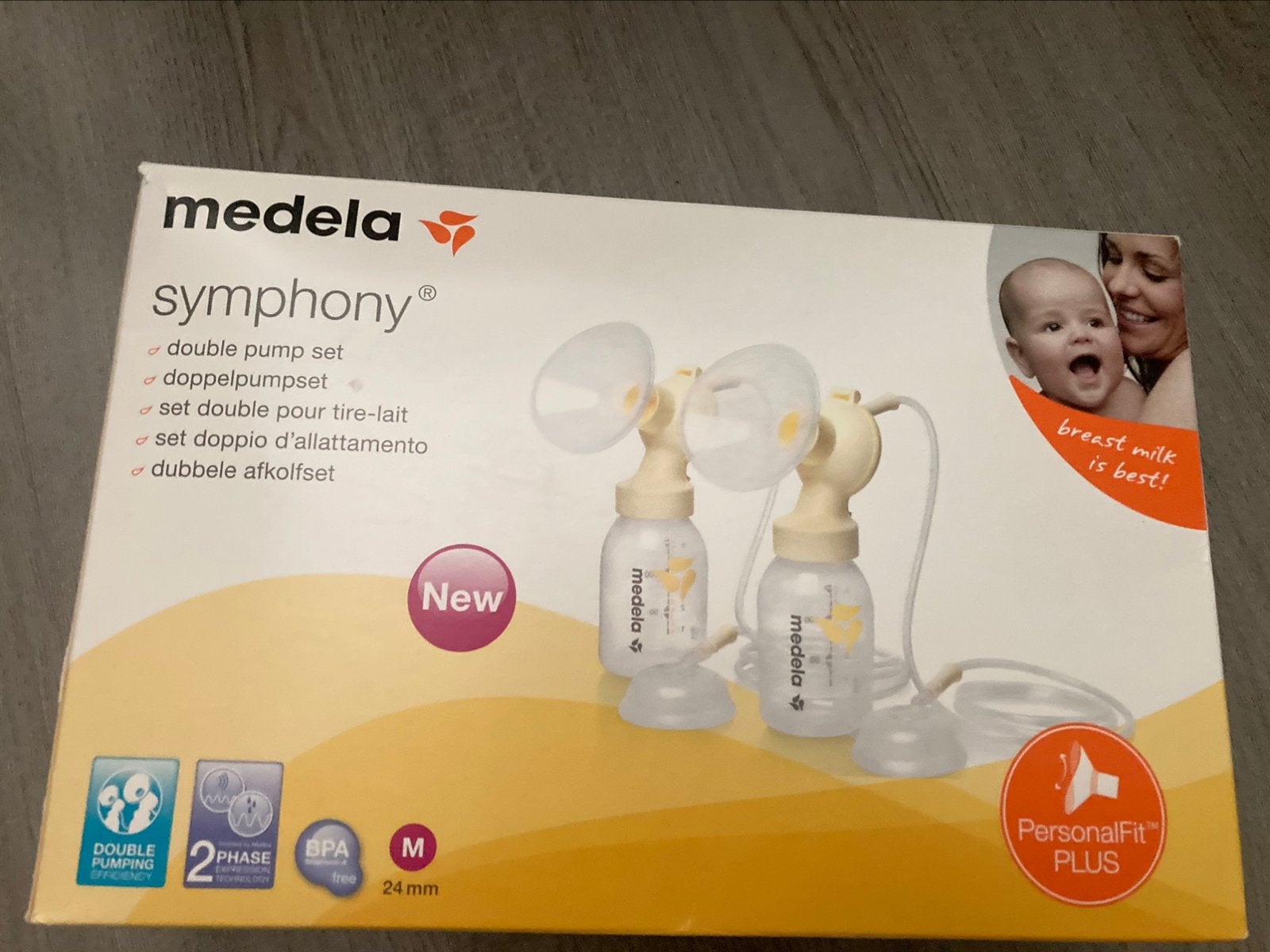 Medela dubbele afkolfset, Medela, Borstkolf, Ophalen of Verzenden, Zo goed als nieuw