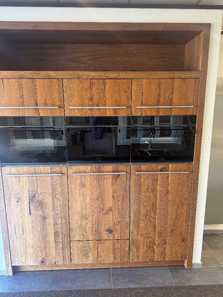 Kastenwand keuken zonder apparatuur., Ophalen, Nieuw, Enkelwandige keuken, Hoogglans of Gelakt