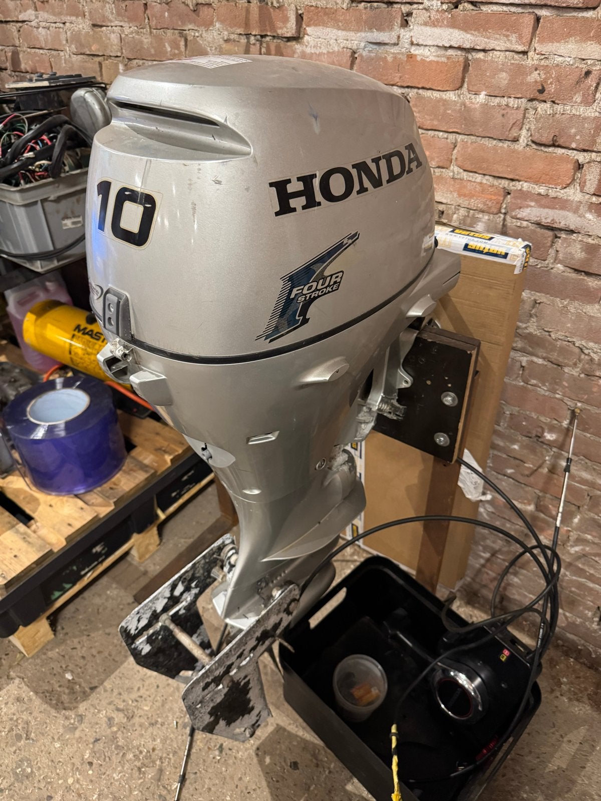 Honda BF10D Buitenboordmotor - Compleet en onderhouden, Ophalen, Gebruikt, Met afstandsbediening, 5 tot 10 pk