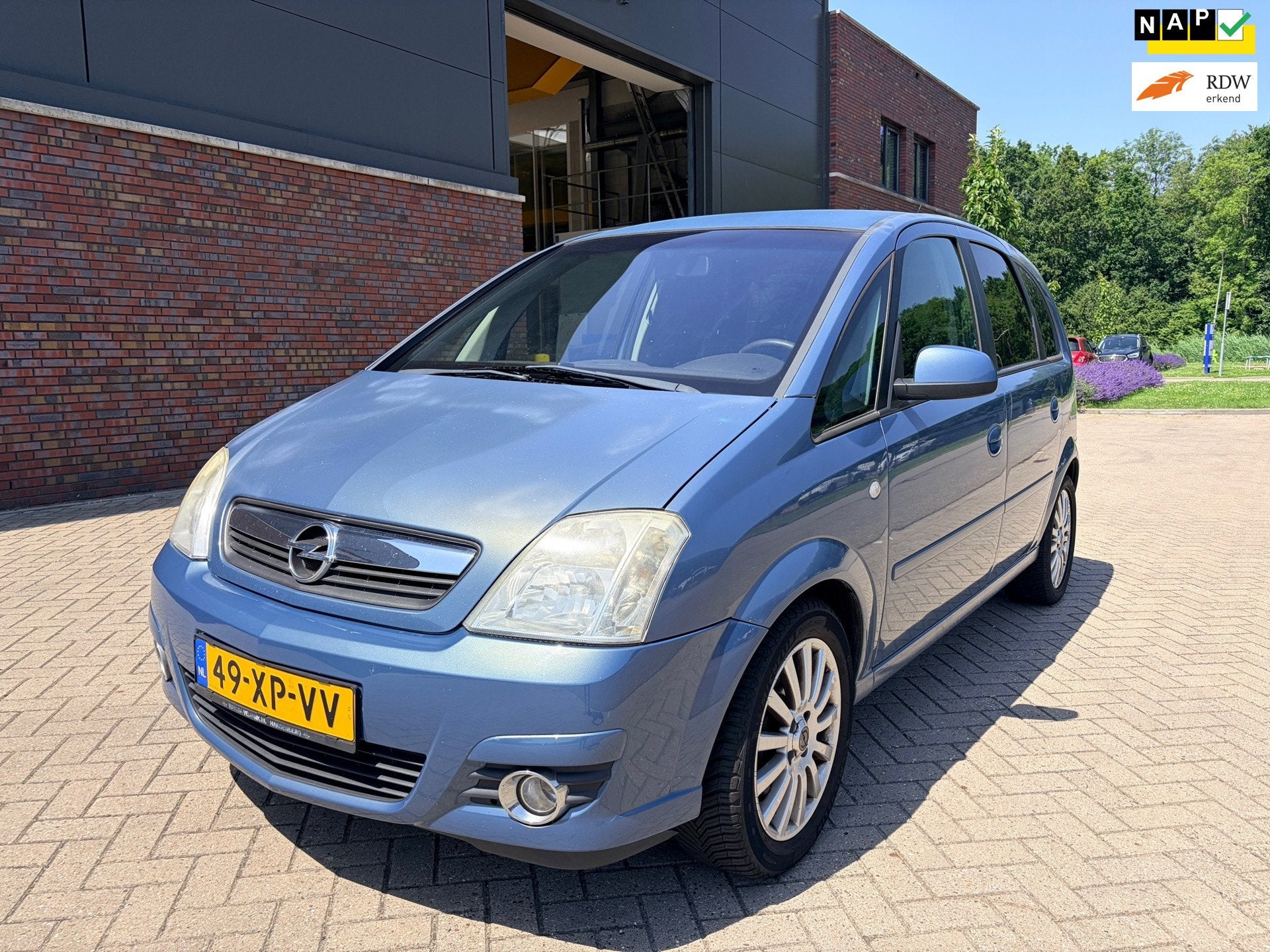 Opel Meriva 1.8-16V Cosmo Airco Trekhaak Nette Auto, Auto's, Opel, Bedrijf, Te koop, Meriva, ABS, Airbags, Airconditioning, Centrale vergrendeling