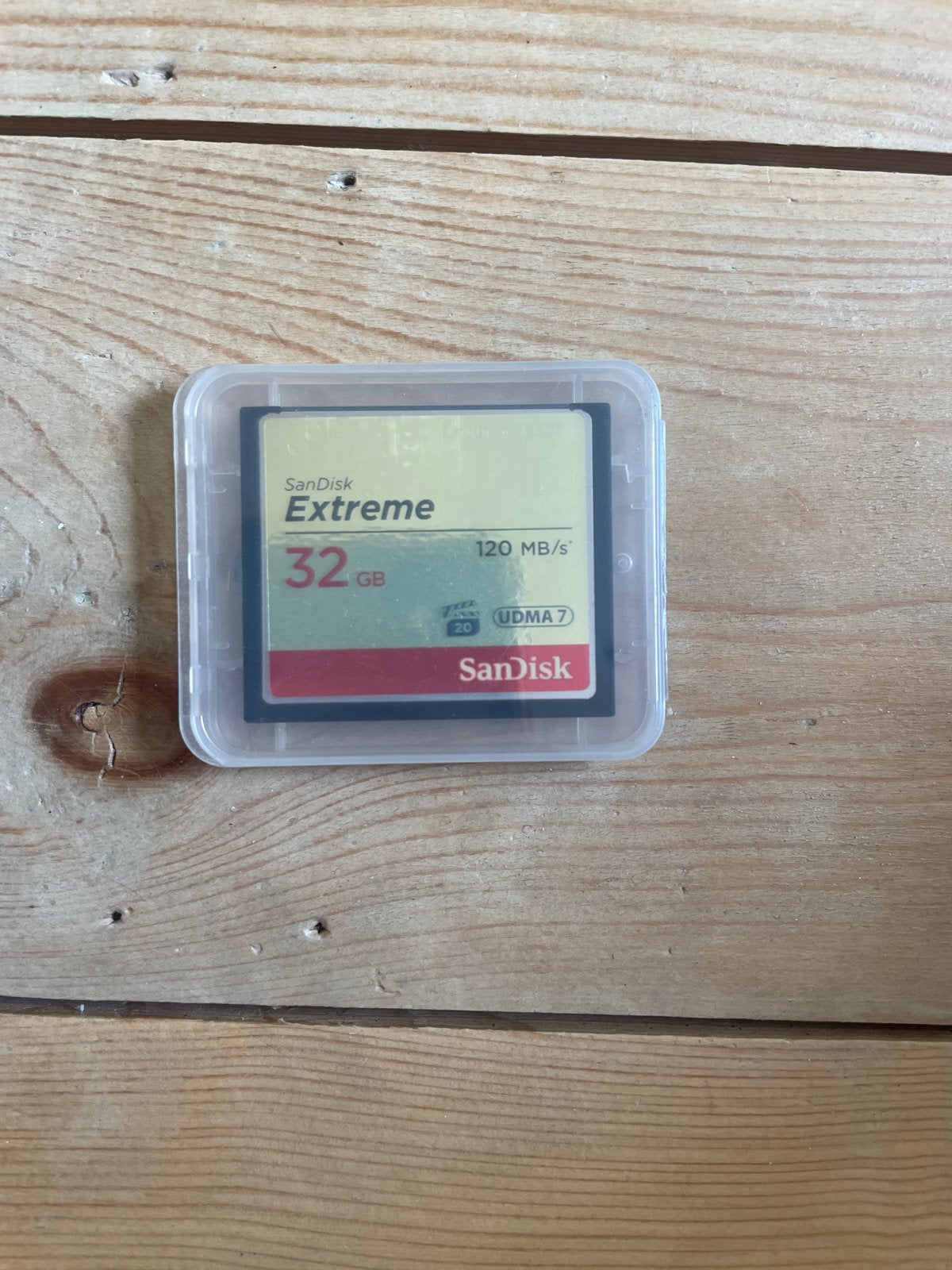 SanDisk Extreme 32GB CompactFlash 120MB/s (ongebruikt), Audio, Tv en Foto, Fotografie | Geheugenkaarten, CompactFlash, 32 GB, Nieuw