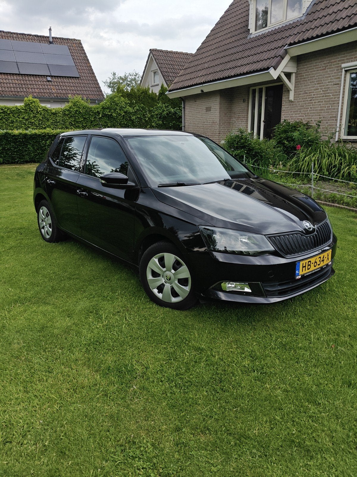 Skoda Fabia 1.0 Greentech 75pk 2016 Zwart, Stof, Zwart, Origineel Nederlands, Handgeschakeld