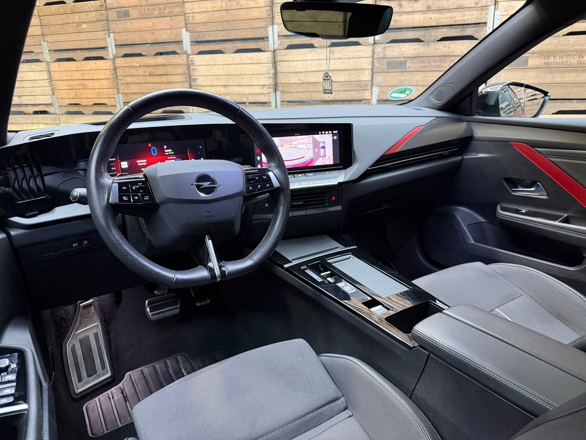 Opel Astra 1.6 Hybrid Edition Pano HUD 360 Clima Navi Carpla, Auto's, Dealer onderhouden, Gebruikt, 4 cilinders, 150 pk