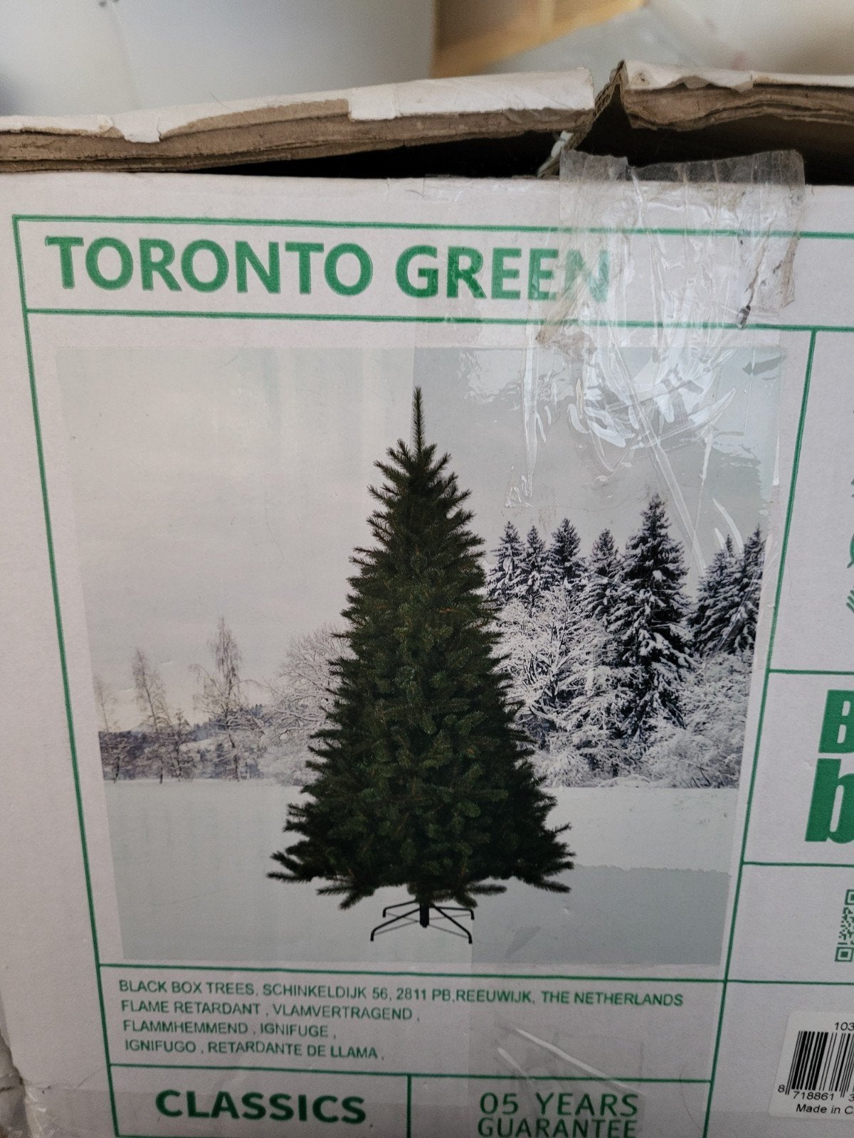 Toronto kerstboom, Ophalen, Zo goed als nieuw