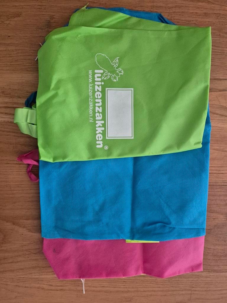 3 Luizenzakken - Handige opbergzakken voor school, Ophalen of Verzenden, Gebruikt