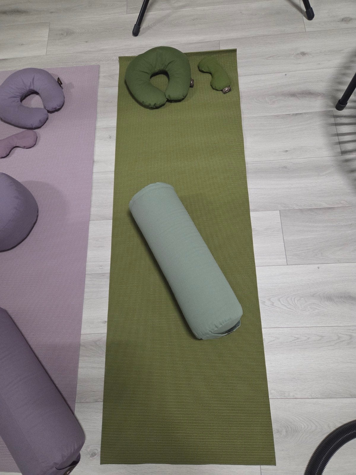 Complete Superyoga yogaset groen – als nieuw, Ophalen, Zo goed als nieuw, Yogamat