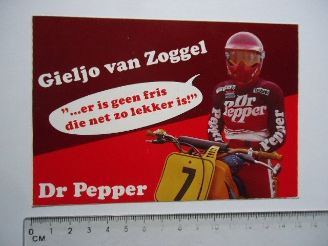 sticker oud Motorcross Gieljo v ZOGGEL Suzuki Berlicum nb, Verzenden, Zo goed als nieuw, Bedrijf of Vereniging