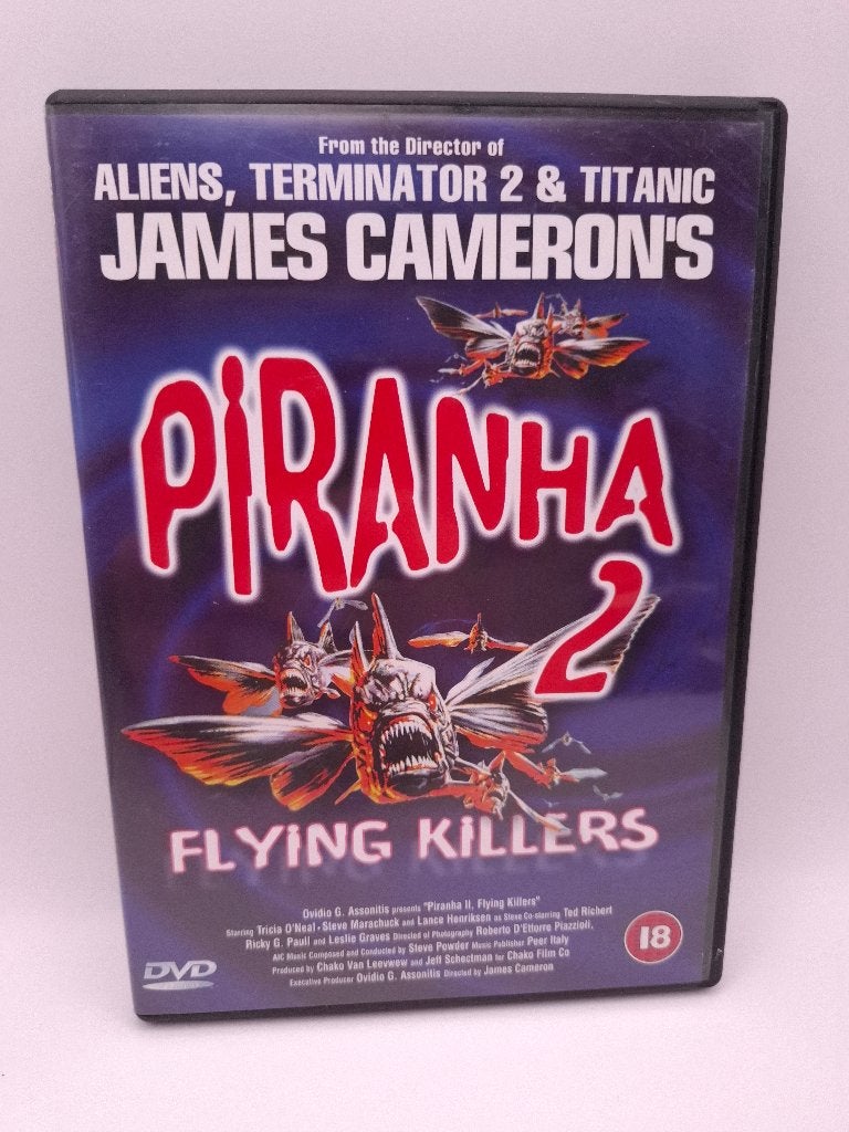 Piranha 2 - Flying Killers dvd, Cd's en Dvd's, Dvd's | Horror, Vanaf 16 jaar, Ophalen of Verzenden, Zo goed als nieuw, Monsters