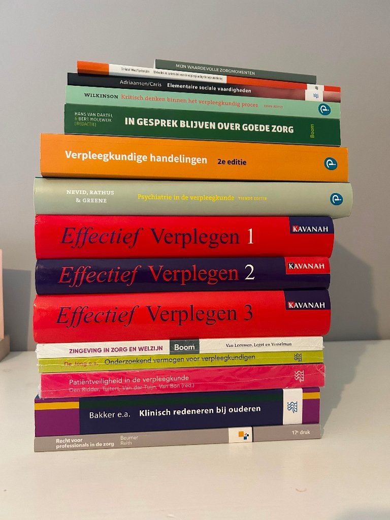 Studieboeken verpleegkunde, Ophalen of Verzenden, Beta, Zo goed als nieuw, HBO