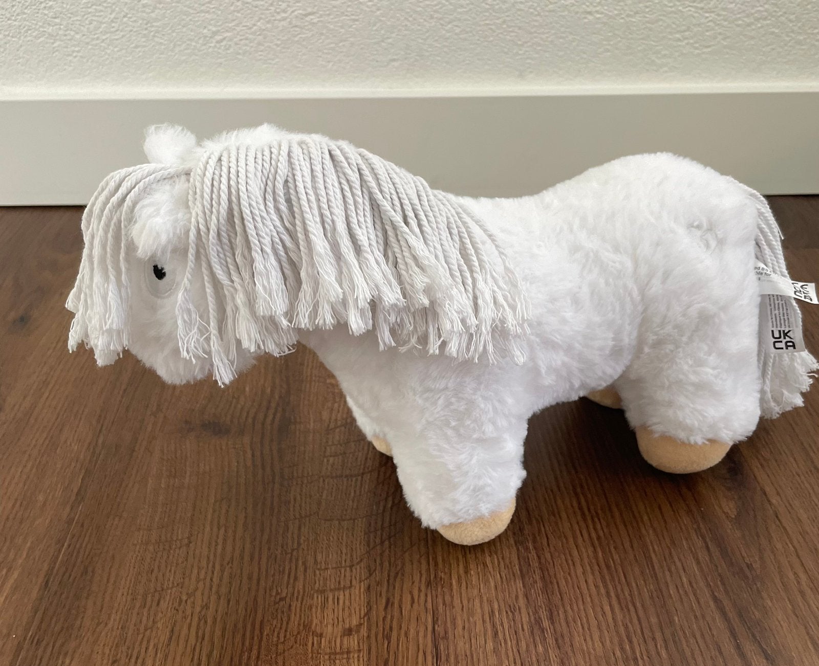 Crafty Pony veulen wit (35 cm) met instructie boekje zgan, Ophalen of Verzenden, Zo goed als nieuw, Jongen of Meisje