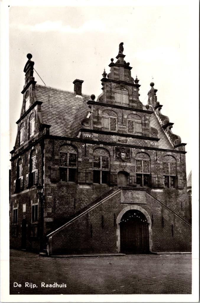 De Rijp - Raadhuis, Verzenden, 1940 tot 1960, Ongelopen, Noord-Holland