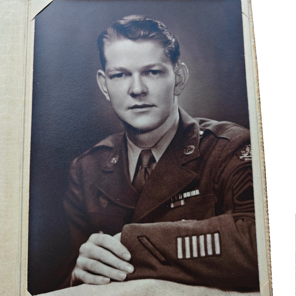WWII USAAF 14th Air Force Portrait Photograph, Ophalen of Verzenden, Luchtmacht, Amerika, Embleem of Badge