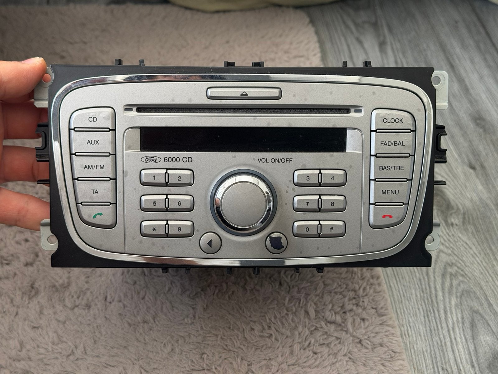 Ford Focus Visteon KW2000 radiospeler met frame 2008 6000CD, Auto diversen, Autoradio's, Ophalen, Gebruikt