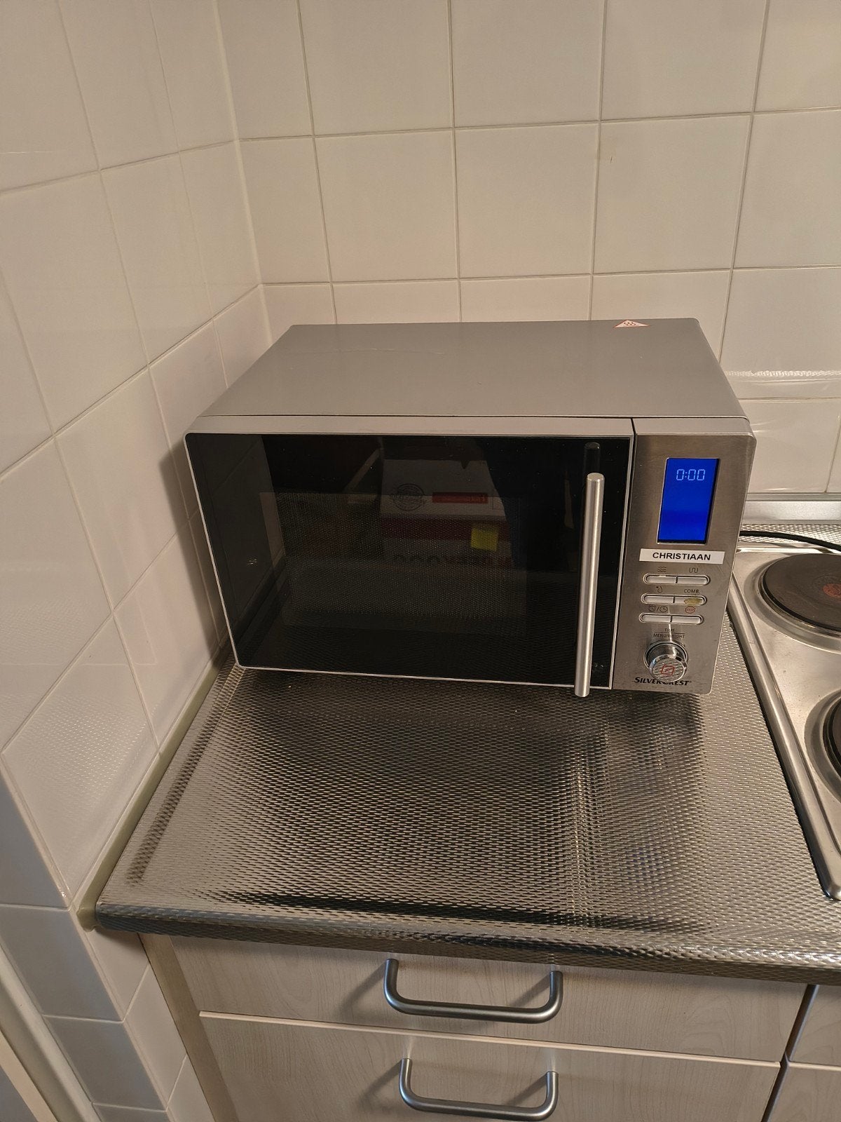 Compacte SilverCrest Magnetron - Ideaal voor kleine ruimtes, Ophalen, Gebruikt, Minder dan 45 cm, Magnetron