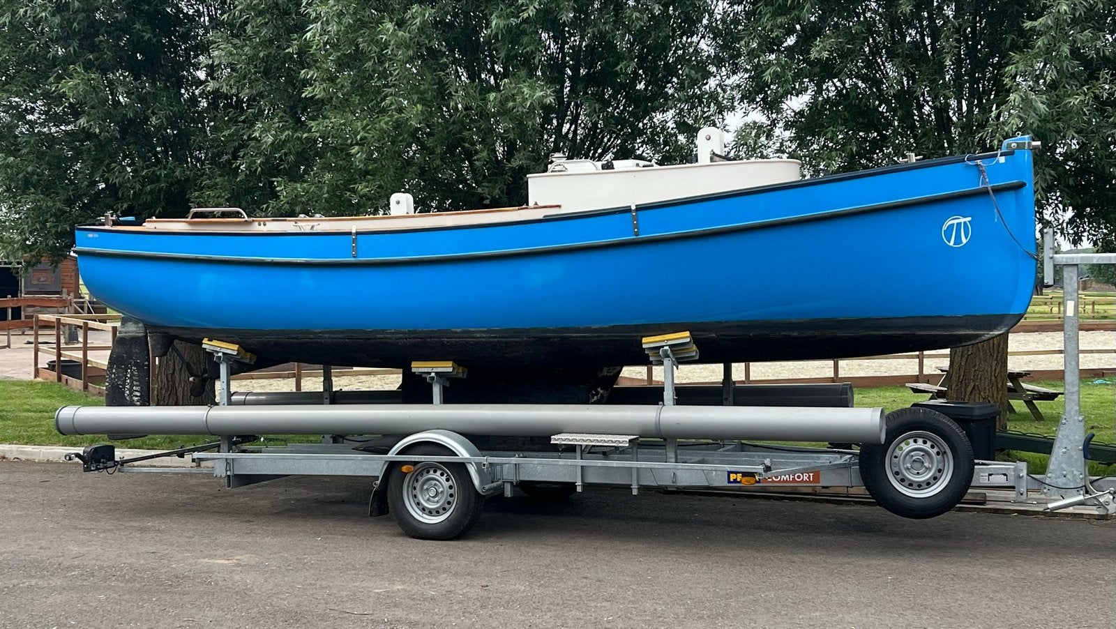 Evertsun 21S kanuit zeilsloep, Watersport en Boten, Ophalen, Overige merken, Binnenboordmotor, 85 cm
