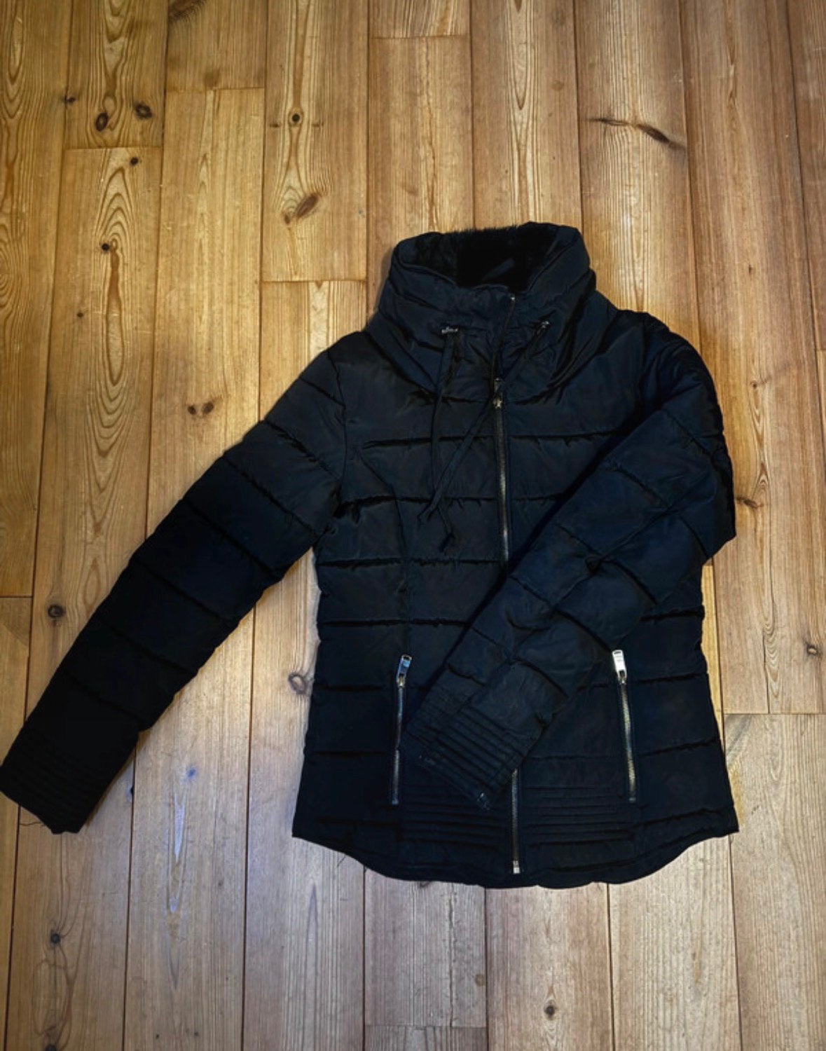 Bella Ragazza winterjas zwart XS, Ophalen of Verzenden, Zo goed als nieuw, Maat 34 (XS) of kleiner, Zwart
