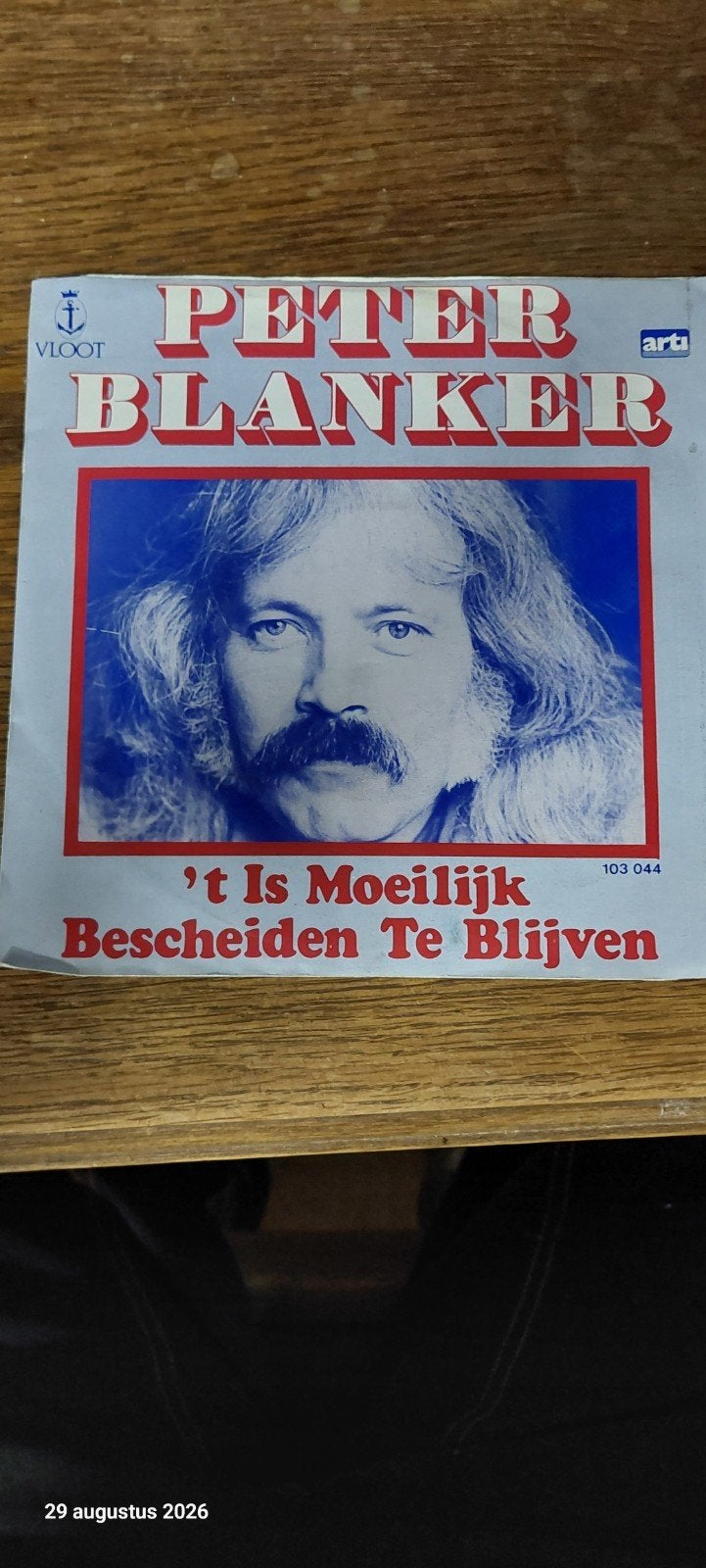 Single Peter Blanker, moelijk bescheiden te blijven, Cd's en Dvd's, Ophalen of Verzenden, Gebruikt, Overige formaten
