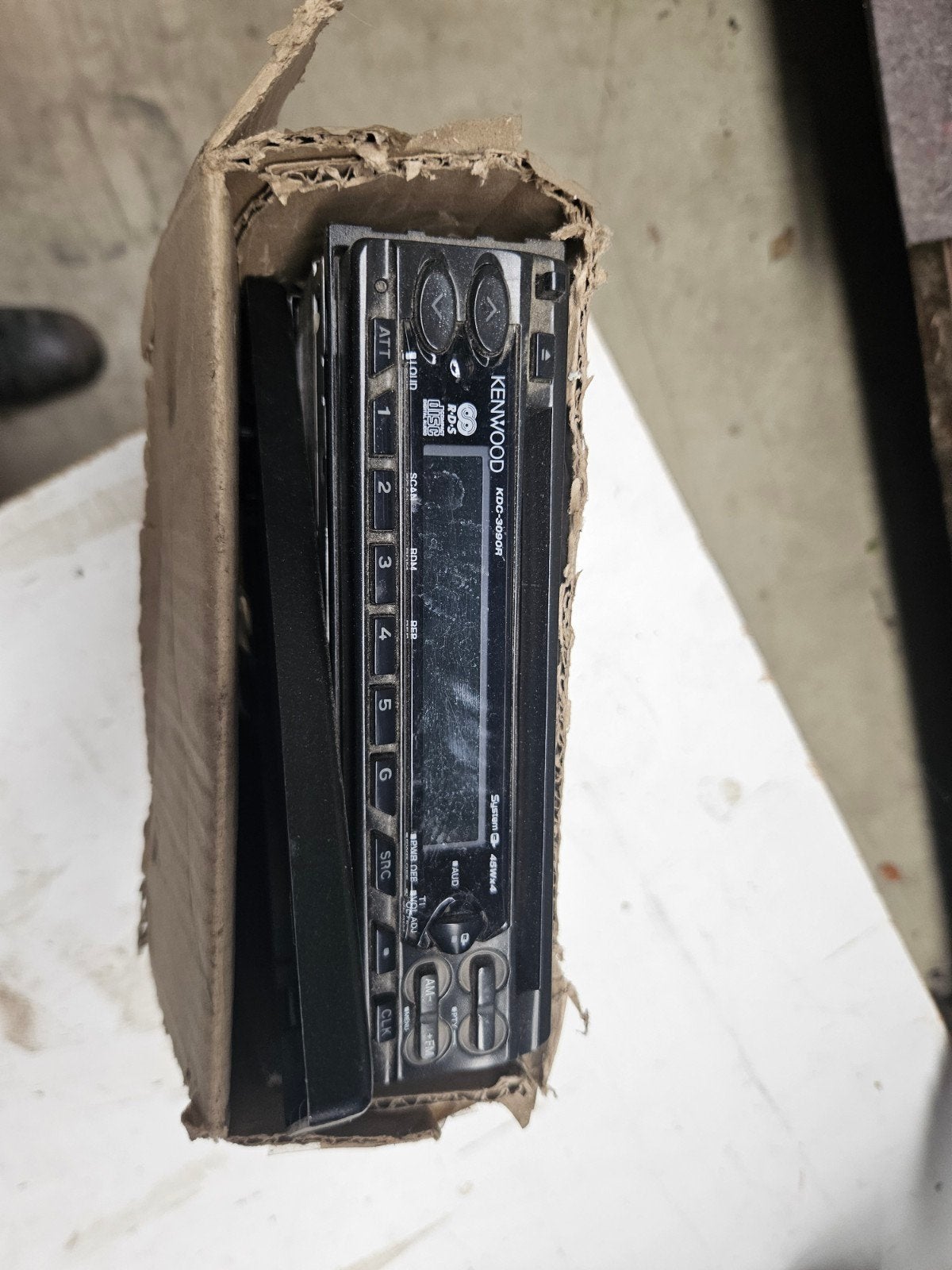 auto radio, Ophalen