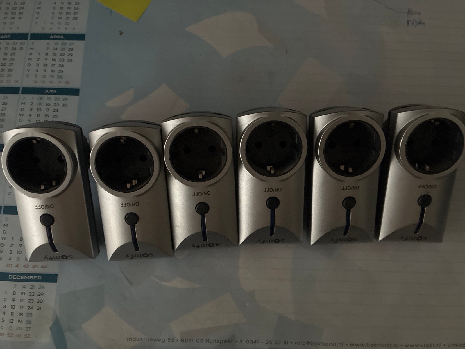 Somfy draadloze stekkerdozen met aan/uit knop (6 stuks), Ophalen of Verzenden, Gebruikt, Overige merken, Stekkerdoos