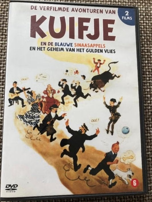 Dvd dubbel dvd van Kuifje, Europees, Alle leeftijden, Ophalen of Verzenden, Zo goed als nieuw