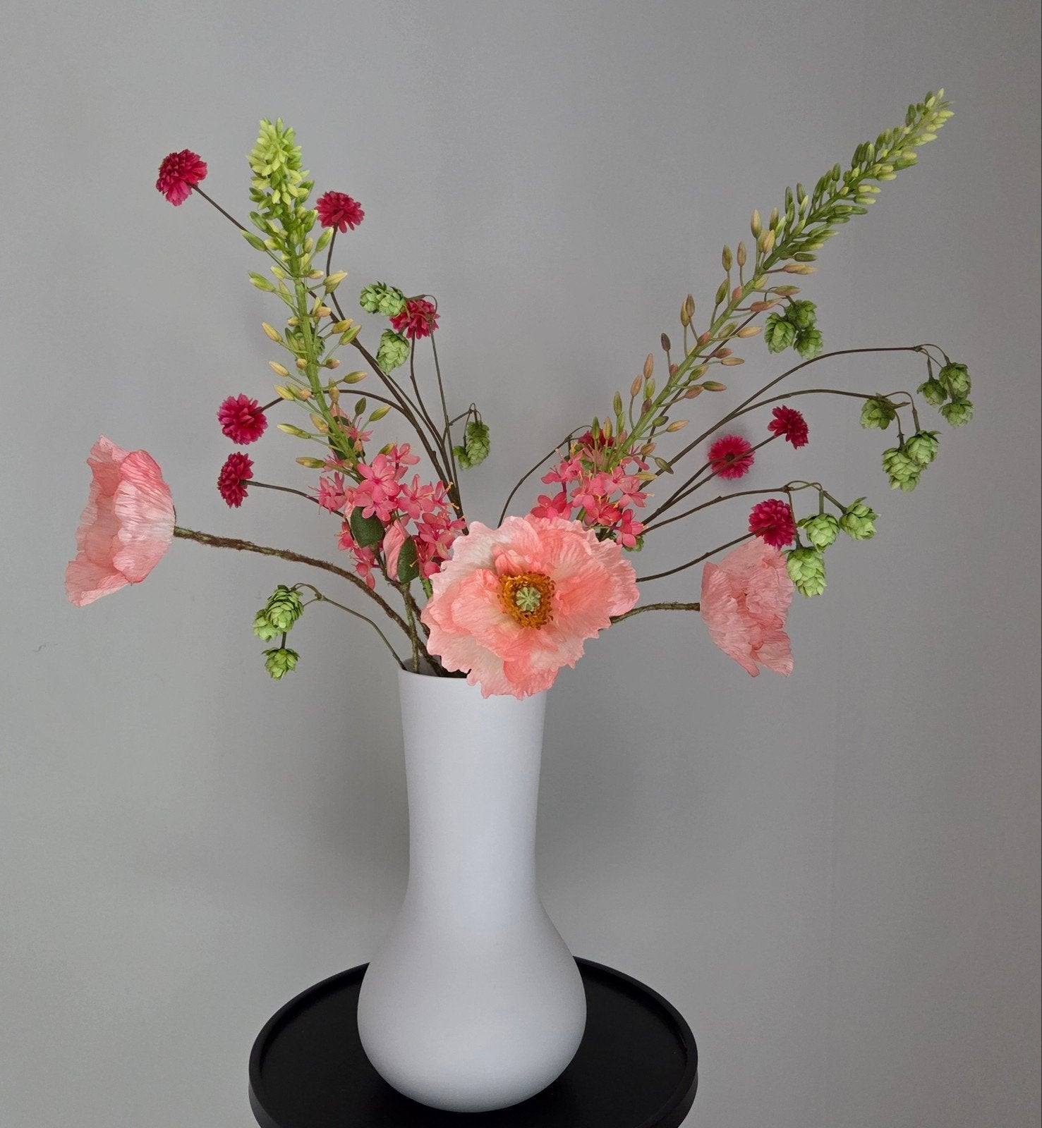 Bombyxx vaas Liora inclusief Silk-ka bloemen, Ophalen