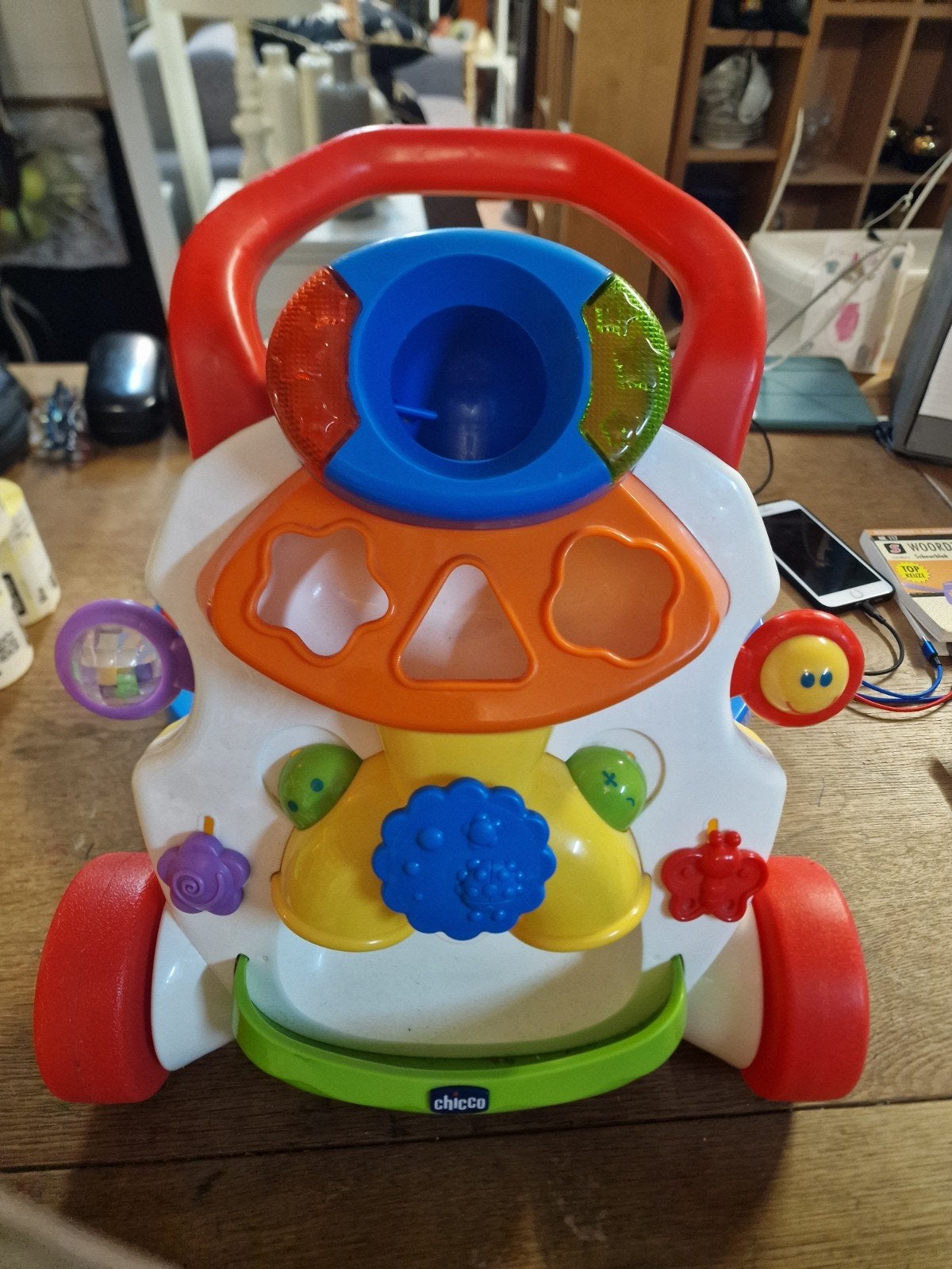 Chicco Loopwagen - Kleurrijk en Interactief, Ophalen, Gebruikt, Overige typen, Met wieltjes