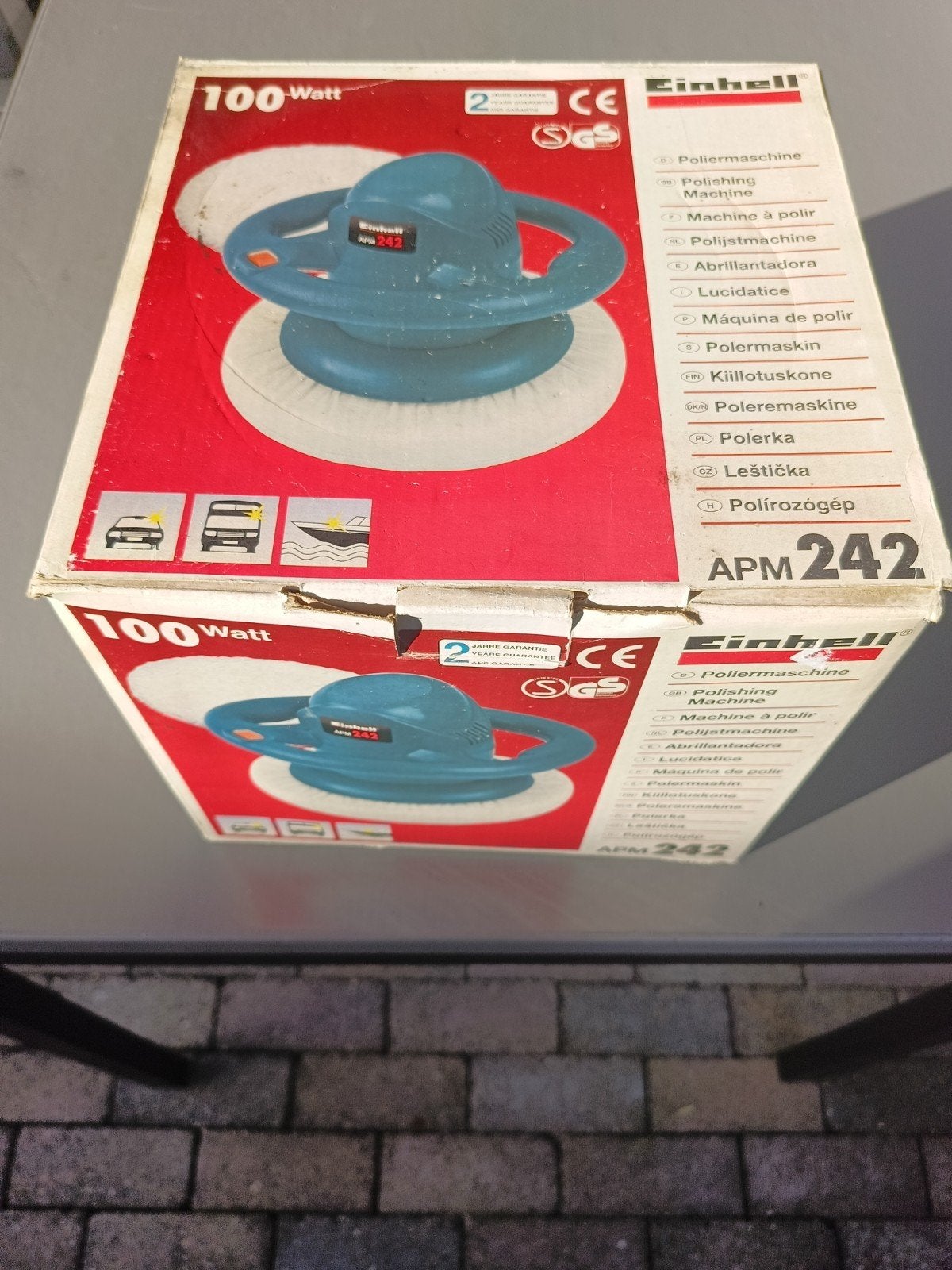 Einhell APM 242 Poetsmachine 100 Watt, Ophalen of Verzenden, Nieuw
