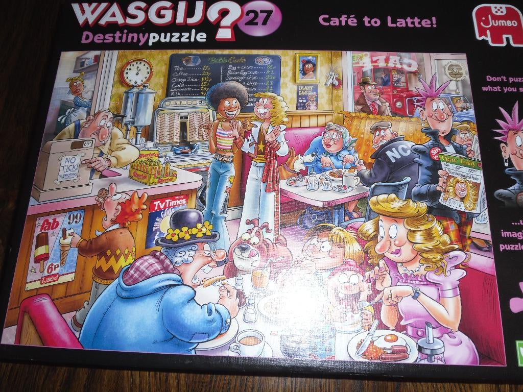 Legpuzzel div. 1000 stukjes Wasgij 2 stuks, Ophalen, 500 t/m 1500 stukjes, Zo goed als nieuw, Legpuzzel